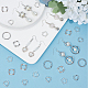 Sunnyclue 1 boîte de 200 pièces de 4 styles de cadre de perles en forme de cœur TIBEB-SC0001-20-4