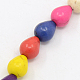 Chapelets de perles en howlite naturelle TURQ-G140-06-2