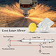 シリコン金メッキ反射レンズ  CO2レーザー彫刻切断機用  透明  25x3mm GGLA-WH0002-008-6