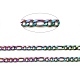 Placage ionique (ip) 304 chaînes figaro en acier inoxydable CHS-H007-30MC-1
