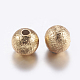 Brass Textured Beads KK-K197-C-38G-1