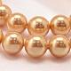 Round Shell Pearl Bead Strands BSHE-L011-6mm-A009-4