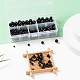 340Pcs 4 Sizes Natural Black Tourmaline Beads G-LS0001-25-5