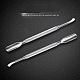 Double Head Stainless Steel Cuticle Pusher MRMJ-G001-28-2