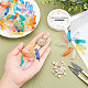 Superfindings diy kits de fabricación de pulseras elásticas con cuentas de tubo grueso DIY-FH0004-53-3