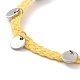 Bracelets de perles tressées en corde de polyester ciré BJEW-JB05762-05-2