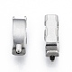 304 Stainless Steel Fold Over Clasps STAS-N092-169-2