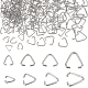 Conjunto de anillos triangulares de estilo pandahall elite 560 Uds 4 FIND-PH0005-63-1