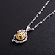 Shegrace lindo diseño 925 collar de plata de ley JN418A-2