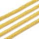 コットン糸  マクラメコード  装飾的な糸のスレッド  DIYの工芸品について  ギフトラッピングとジュエリー作り  きいろ  3mm  約109.36ヤード（100m）/ロール。 OCOR-T001-02-42-4