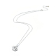925 подвесные стерлингового серебра ожерелья NJEW-F246-01P-1