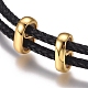 Ajustable 304 acero inoxidable fabricación de pulseras de cuerda de alambre AJEW-D047-01G-A-4