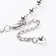 Glass Pearl Beads Pendant Necklaces NJEW-JN02038-3
