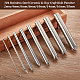 304 perforatore artigianale in acciaio inossidabile per ceramica e argilla TOOL-WH0159-12P-4