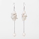 Conjuntos de joyas de perlas y piedra lunar blanca natural SJEW-JS00971-01-5