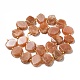 Chapelets de perles de pierre de soleil naturelle naturelles G-G072-A03-02-3