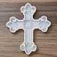 Molde de silicona para decoración de exhibición en forma de cruz religiosa DIY-K071-01A-3