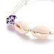 Cordon de coton ciré chinois bracelets de perles tressées BJEW-JB04104-3