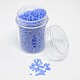 1 Box Transparent Frosted Two Cut Glass Seed Beads DIY Loose Spacer Tube Glass Seed Beads SEED-X0005-11-QB09-B-2