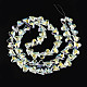 Placcare trasparente perle di vetro fili EGLA-N002-44-01-3