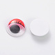 Plastic Wiggle Googly Eyes Cabochons KY-S003B-10mm-2