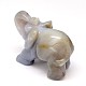 Natural Grey Agate 3D Elephant Home Display Decorations G-A137-B03-04-3