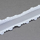 ポリエステルレースオーガンジーリボン  ホワイト  1インチ（25mm）  約20ヤード/ロール（18.288メートル/ロール） ORIB-S032-01-2