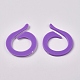 Plastic Counting Split Ring DIY-WH0152-24B-03-1