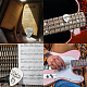 201 Gitarrenplektren aus Edelstahl AJEW-WH0467-004-6