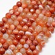 Natural Striped Agate/Banded Agate Beads Strand X-G-G581-10mm-20-1