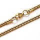 304 Stainless Steel Snake Chains Bracelets BJEW-O091-06G-2