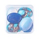 Cabochons en opalite et lapis lazuli naturels et en turquoise synthétique teintée G-JP0001-14-2