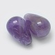 Natural Amethyst Half Drilled Beads G-G760-I01-2