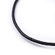Kunstleder Halsketten Kunstlederschmur für Halsketten Basteln NJEW-NFS002-2mm-1-3
