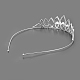 Модные свадебные кольца короны горный хрусталь для волос OHAR-S194-05-2
