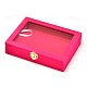 Boîtes à bijoux en bois rectangle OBOX-L001-05C-1