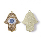 Golden Plated Alloy Pendants RB-T013-05-2