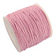 木綿糸ワックスコード  ピンク  1mm  約10.93ヤード（10m）/ロール YC-R003-1.0mm-10m-134-1