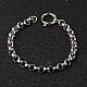 304 Stainless Steel Rolo Chain Bracelets BJEW-H477-07-1