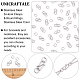 UNICRAFTALE Jewelry Clasps and Closures for Jewelry Making 60pcs 304 Stainless Steel S Hook 120pcs 20 Gauge Jump Rings Toggle Clasps End Clasps for Bracelet Necklace Jewelry Making DIY-UN0003-38-4