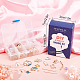 SUNNYCLUE 1 Box DIY 10 Pairs Japanese Enamel Charm Moon Charm Paper Crane Earring Making kit Fan Charms for Jewellery Making Sakura Cat Faceted Glass Beads Glass Ball Charms Adult Women Instruction DIY-SC0019-56-7