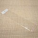 Transparentes Rechteck Selbst Cellophan-Beutel für Halskette Grafikkarten OPC-M001-01-2