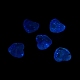 UV Plating Luminous Transparent Acrylic Beads OACR-C001-06-6