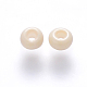 6/0 perles de rocaille rondes en verre de peinture de cuisson SEED-S036-01C-19-2