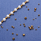 Brass Smooth Round Beads KK-PH0034-63-5