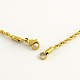304 Stainless Steel Rope Chain Necklaces NJEW-R223-14-3