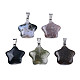 Star Natural Indian Agate Pendants G-Q367-28-2