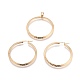 304 set di gioielli in acciaio inossidabile con pendenti e orecchino a cerchio SJEW-L140-E01-G-1