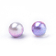Cuentas de perlas de imitación acrílica arcoiris OACR-R065-5mm-A13-2