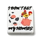 „Don't eat my homes“-Fokalperlen aus lebensmittelechtem SIL-H006-01C-1